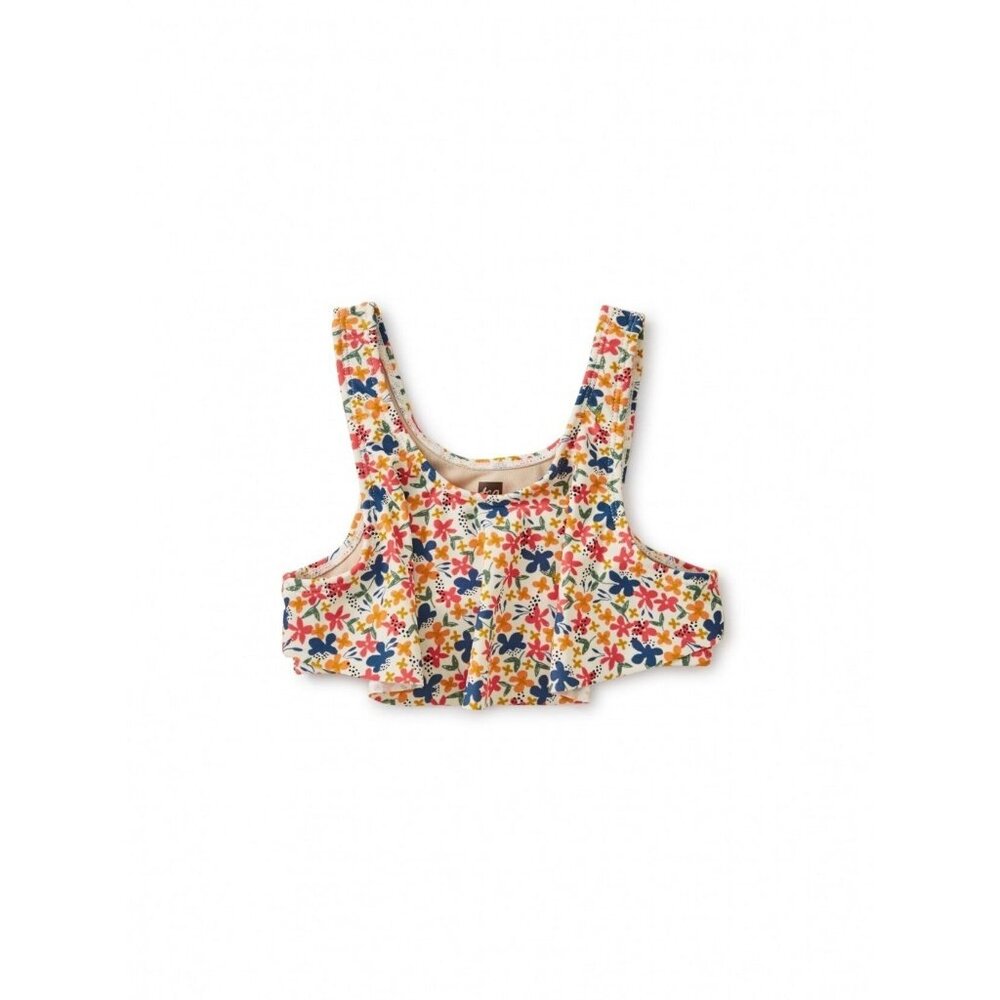 NWT Tea Collection Flutter Bikini Top Cyprus Print Size 5